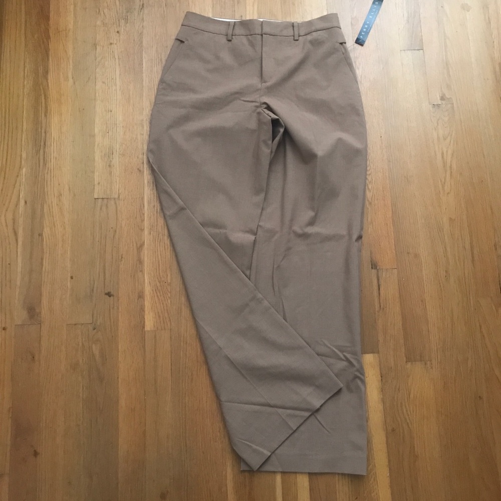 PERRY ELLIS Khaki Work Dress Pants NWT Wide Leg 6